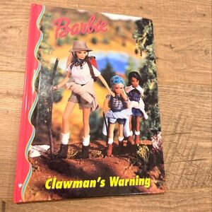 3/$15 Vintage‎ 90's Barbie Clawman's Warning Summer Reading Book